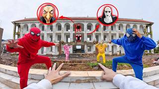 6 Spider-Men Enter a Cursed School and Encounter Evil Nun & Evil Witch (Epic Chase)