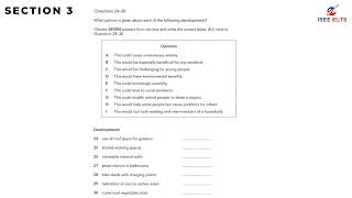 CAM 21 | IELTS LISTENING TEST | TEST 4 - SECTION 3 #english #listening #ielts #education #iseeielts