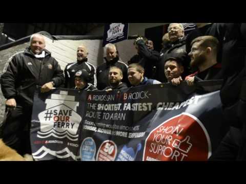 Ardrossan Winton Rovers take the Keep It A to B banner