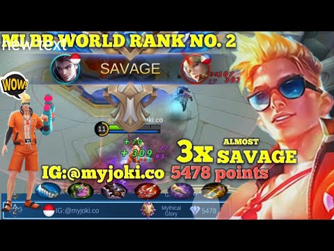 2 SAVAGE 3 MANIAC | WORLD RANK NO. 2 | 90.1 CURRENT WR | CLAUDE GAMEPLAY BY @IG:myjoki.co