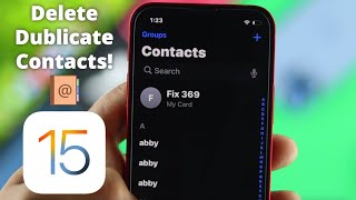 How to Delete Duplicate Contacts on iPhone! [At Once]