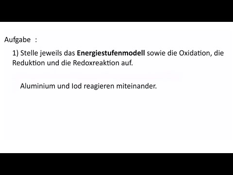 Chemie Redoxreaktionen und Energiestufenmodell