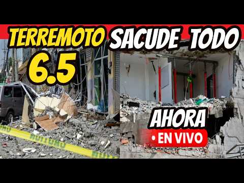 CATASTROFE¡ Poderoso terremoto magnitud 6.4 sacude, un fuerte temblor deja tragedia tiembla todo