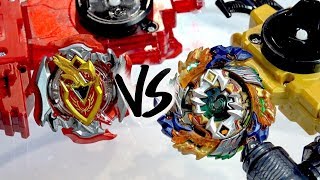 BATTLE: Geist Fafnir .8'P.Ab VS Z Achilles .11.Xt+ COMPLETED FORMS - Beyblade Burst Super Z/Turbo