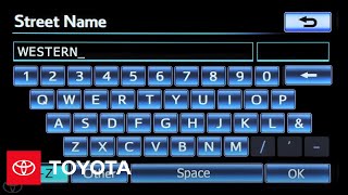 How-To: Input an Address with Entune® App Suite | Toyota