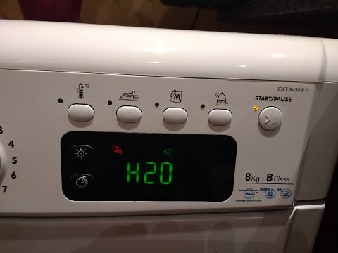 YouTube video about: What does h20 mean on washing machine?