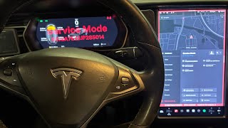 Tesla SECRET MENU Parking Brake Service Mode