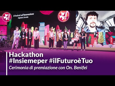 Al WMF2021 il secondo Hackathon in collaborazione con il Parlamento Europeo - La premiazione sul Mainstage