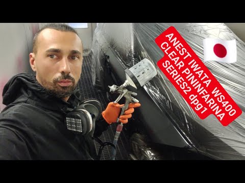 Aplicare lac cu Anest Iwata  WS-400 CLEAR Pininfarina SERIES2 👌