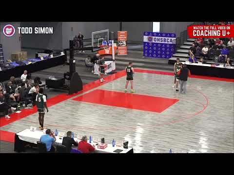 Todd Simon: Late-game baseline out of bounds play for a 3-point shot in short clock situations