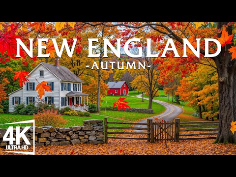New England in Autumn 4K - Amazing Autumn Film - 4K Natural Landscape