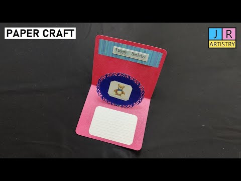Birthday Pop-Up Card Instruction | Jagan Raj Artistry