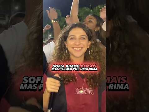 nem a SOFIA acreditou no que ouviu.. 😂 #batalhaderima