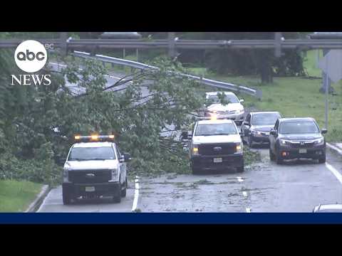 Severe storms in the Northeast thousands of flight delays and cancellations