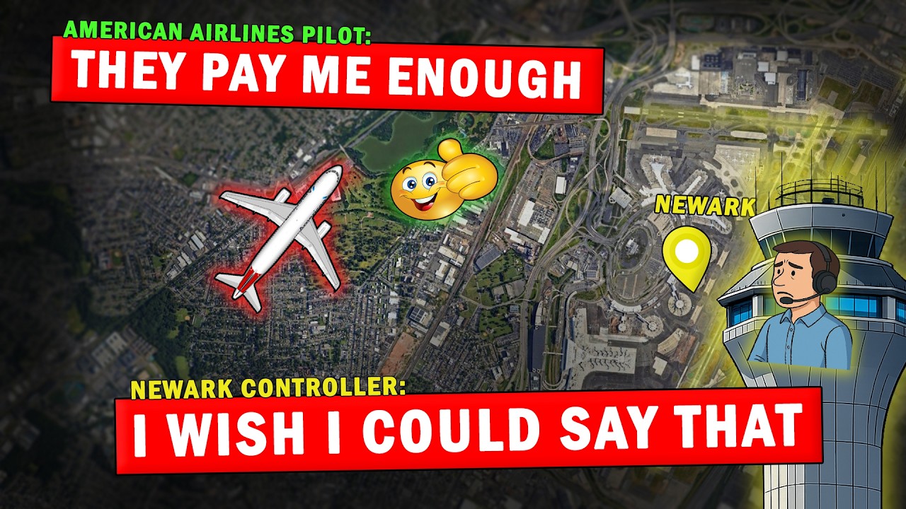 American Pilots Doing What They Are Paid For | Controller Jokes About It