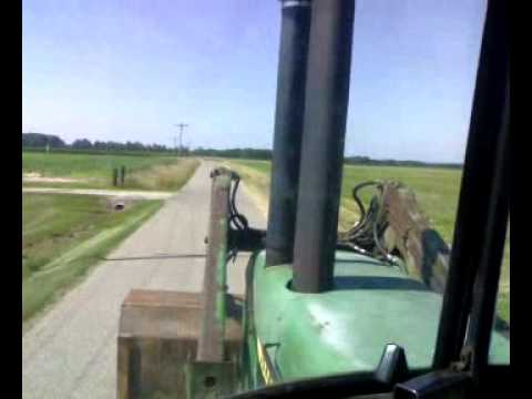 John Deere 4430 Hauling Beans
