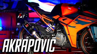 KTM RC 390 Exhaust install