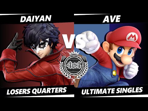 4o4 Smash Monthly 10 - BE| Daiyan (Joker) vs BASED| Ave~ (Mario) - Losers Quarter-Final