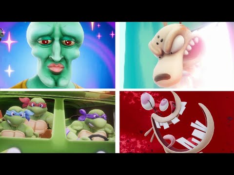 Nickelodeon All-Star Brawl 2 - All Characters Final Smashes