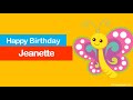 Happy Birthday To Jeanette