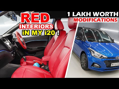 BENTLEY INTERIORS IN MY i20 ? ONE LAKH Worth Car Upgrade !! Car O Care