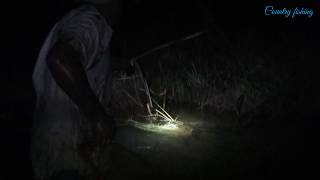 Best Night Fishing | Fish Hunting | Fishing in River | Village Fishing