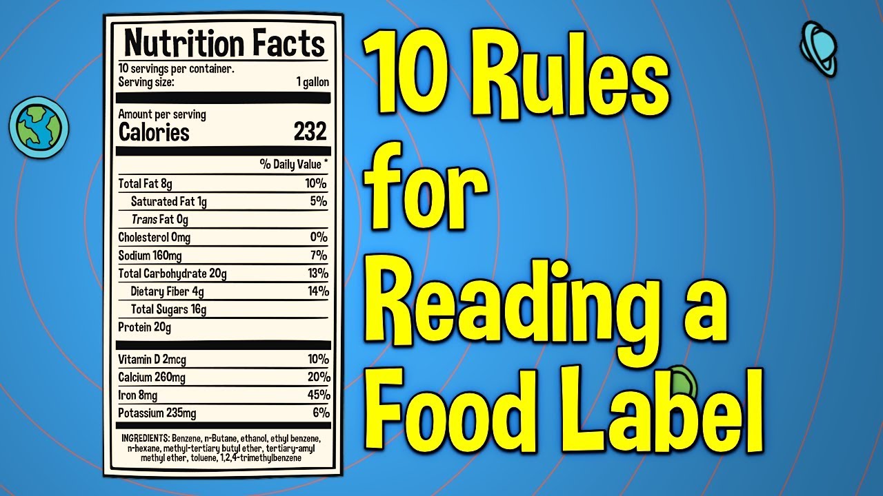 10 Rules For Reading a Food Label