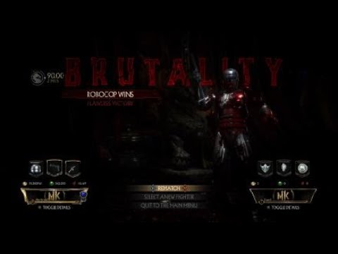 Mortal kombat 11 robo cop brutality tutorial:  air control