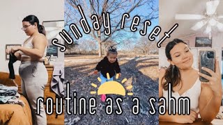 Sunday reset routine! lets get ready for a new week | sahm vlogs