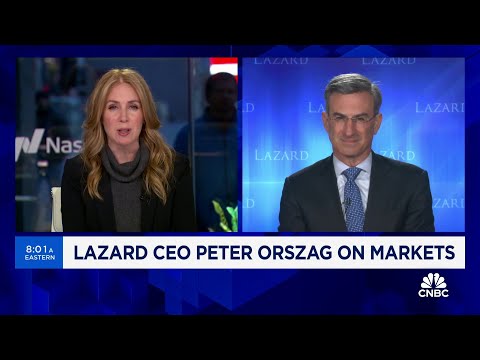 Lazard CEO Peter Orszag: Expect inflation to continue on a downward trajectory