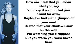 Britney Spears - Shadow (lyrics)