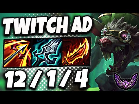 Twitch vs Jhin [ ADC ] Lol Korea Master Patch 13.24 ✅