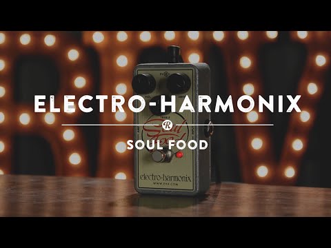 Electro-Harmonix SOUL FOOD Transparent overdrive, 9.6DC-200 PSU included image 3