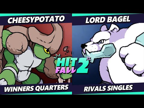 Hitfall 2 - CheesyPotato (Kragg) Vs. Lord Bagel (Etalus) Rivals of Aether - RoA
