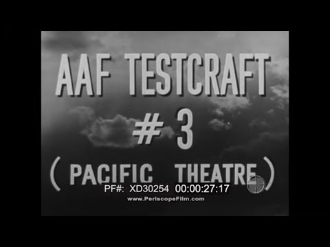 U.S. ARMY AIR FORCES  " TESTCRAFT "  WWII AIRCRAFT IDENTIFICATION QUIZ FILM  XD30254