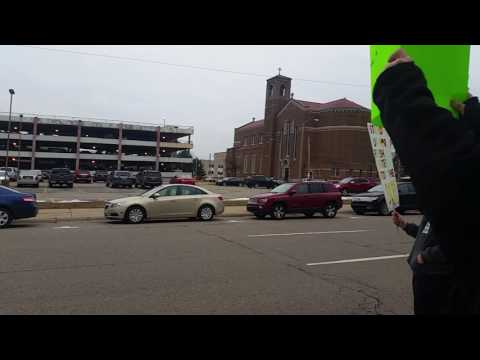 Stand up, fight back! #nodapl Flint rally- 01.25.2017