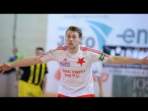 Futsal: SK Slavia Praha - Martin Brychta #2 - gól proti Nejzbachu