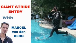 Deep Water Entry Giant Stride | PADI Divemaster and IDC Skill Circuit