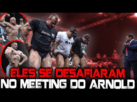 ELES SACARAM O SHAPE NO PALCO DO ARNOLD !!!