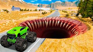 Download lagu Testing SUPERCARS vs HUGE MONSTER POTHOLES in GTA 5! mp3