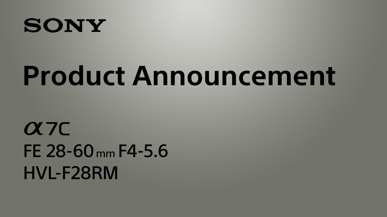 Product Announcement Alpha 7C | Sony | Î± [Subtitle available in 20 languages] - YouTube
