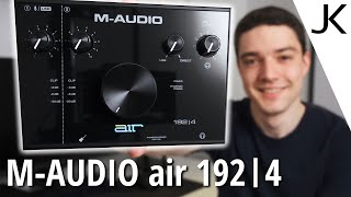 Video thumbnail for M-AUDIO AIR 192|4 USB Audio Interface - REVIEW (audio quality measured) by Julian Krause