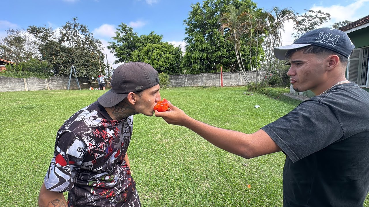 COMENDO CAQUI NA CASA DO ELIAS SHOW 🎤 
