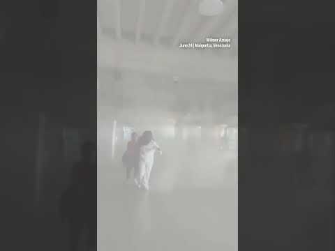 Watch the moment a powerful earthquake rocks Venezuela