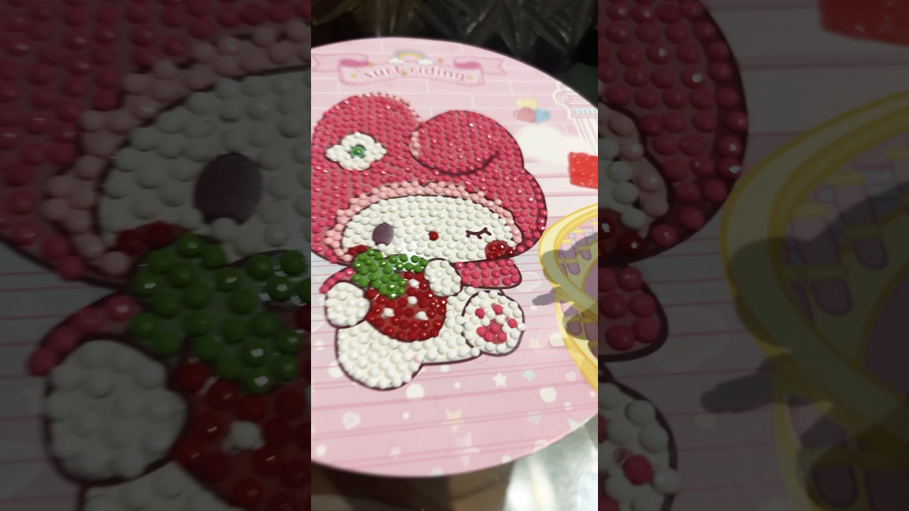 After 3hours i finally finished my diamond painting💕😭🔥