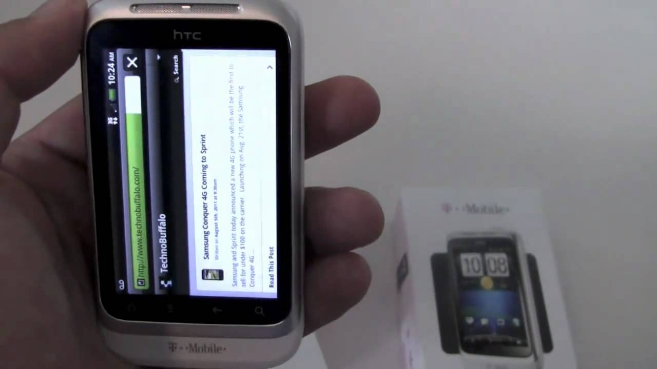 HTC Wildfire S (T-Mobile) Unboxing