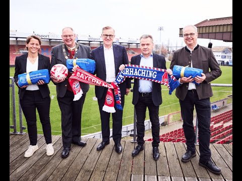 Pressekonferenz zum Kauf des Sportpark Unterhaching durch den FC Bayern München