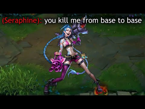 Jinx Ultikill from Base to Base #shorts