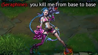 Jinx Ultikill from Base to Base #shorts