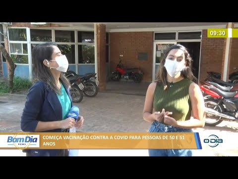 Começa a vacinação da faixa etária de 50 a 51 anos em Teresina 15 06 2021